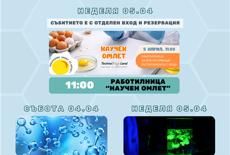 Събития и демонстрации през уикенда 4-5 април в TechnoMagicLand